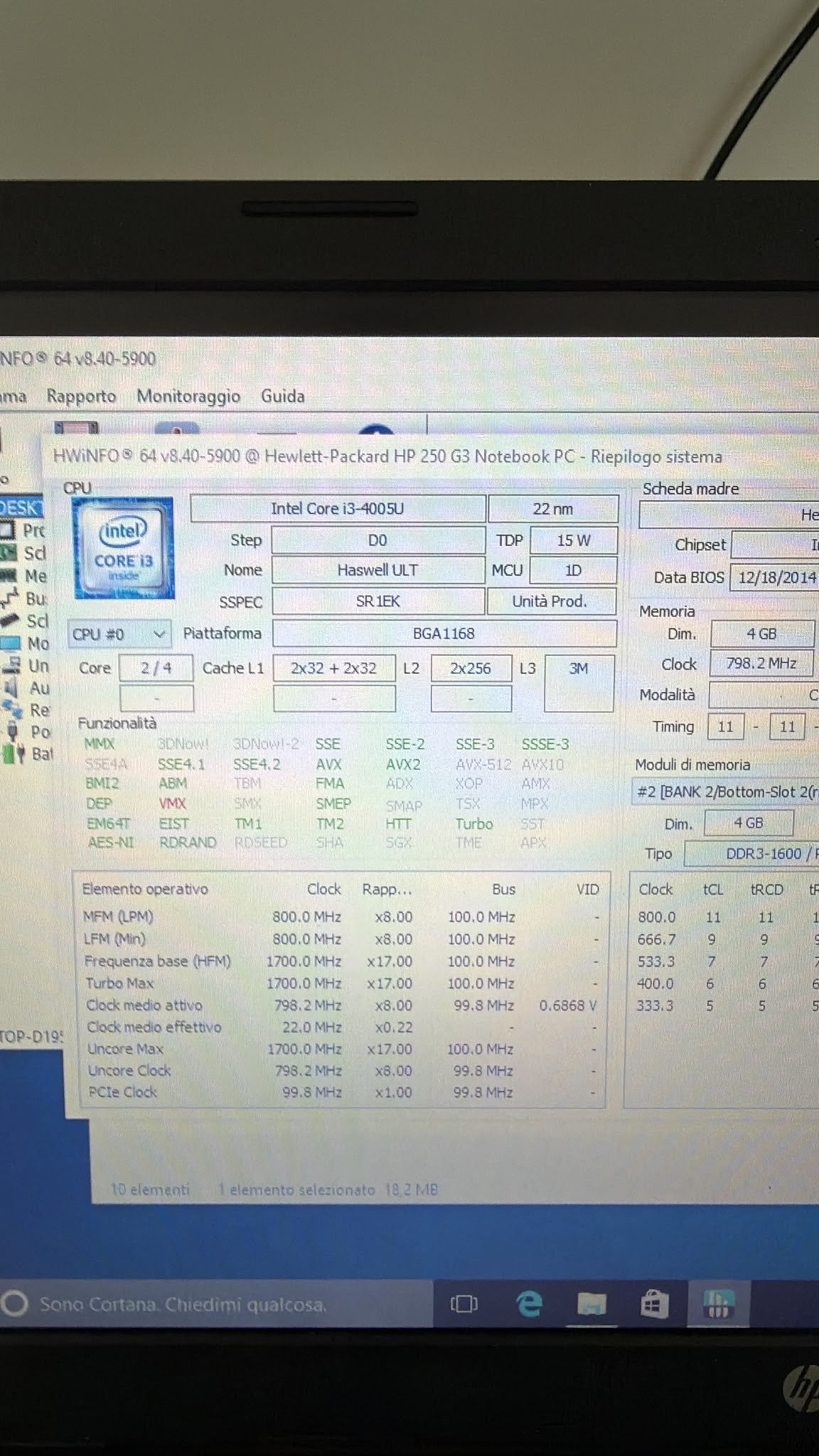 HP 250 G3 - JoJòTechRepair
