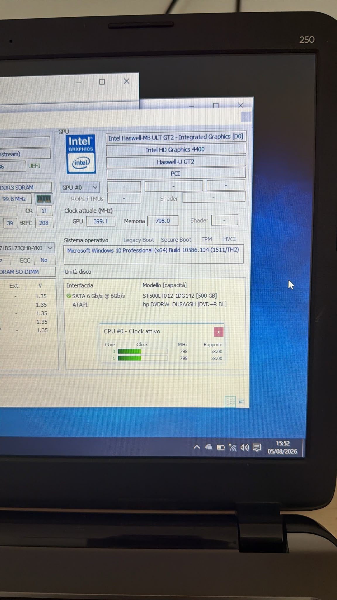 HP 250 G3 - JoJòTechRepair