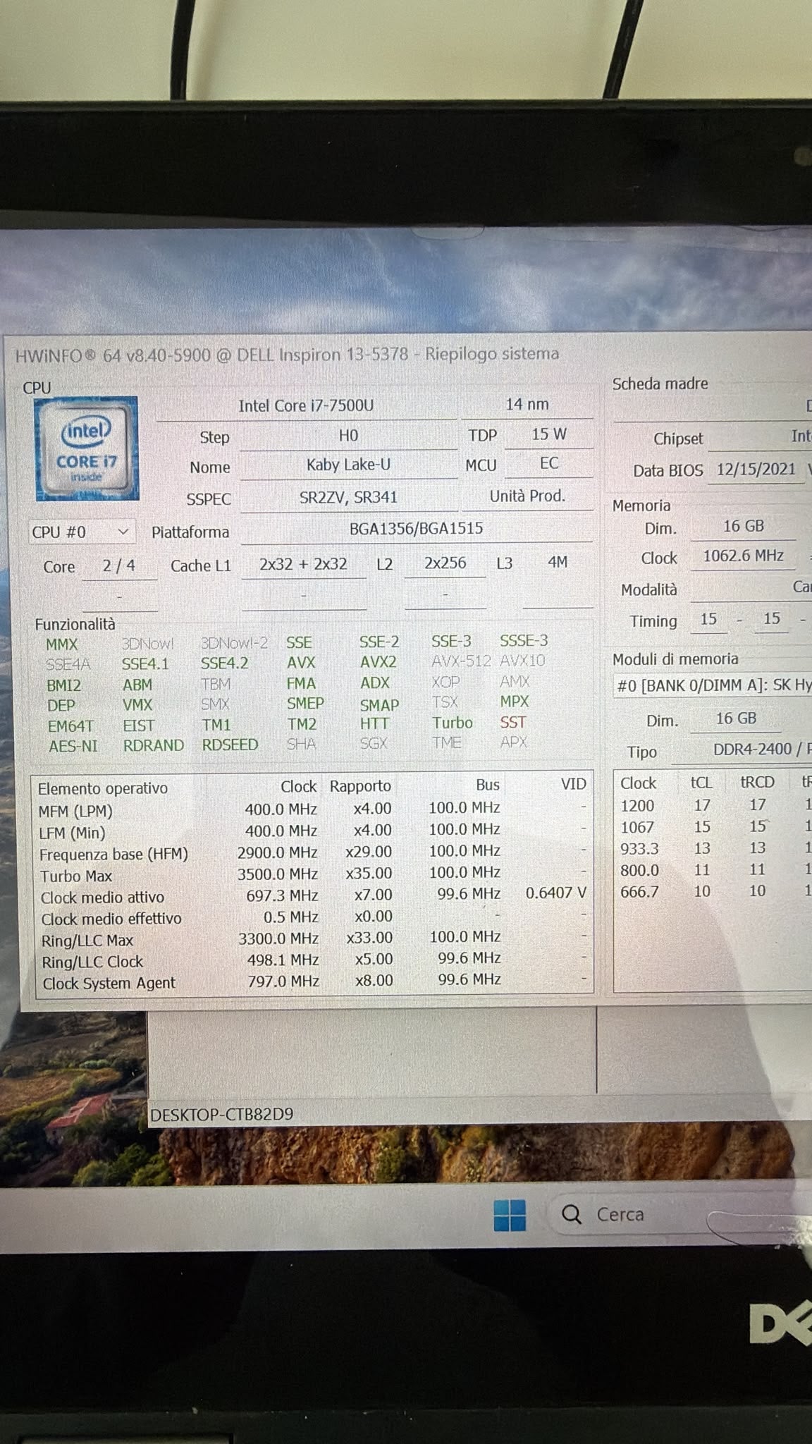 Dell Inspiron 13 5378 2-in-1 Touch i7 16GB SSD 256GB Windows 11 Pro - JoJòTechRepair