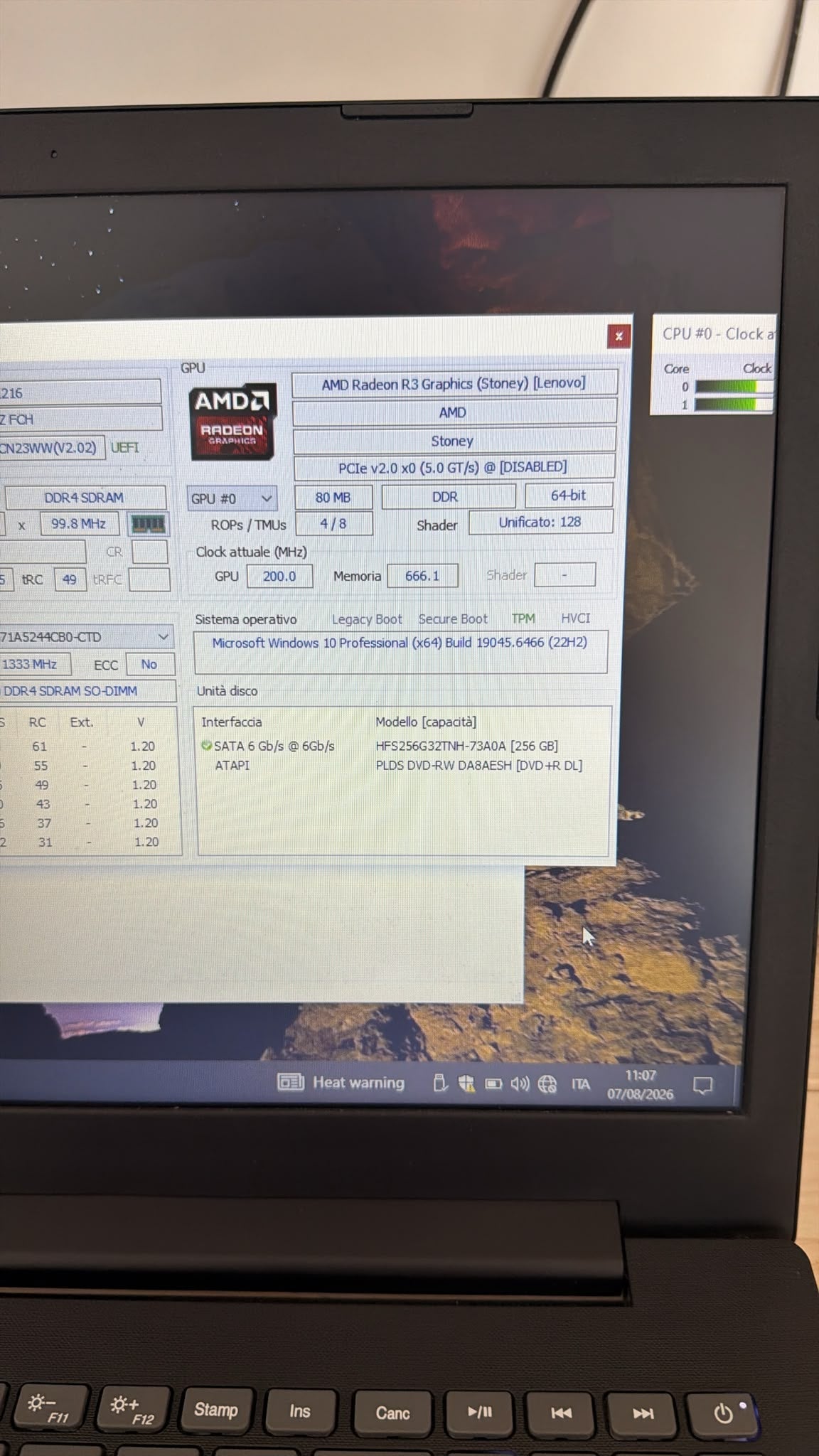Lenovo V145-15AST – SSD 256GB – Windows 10 Pro - JoJòTechRepair